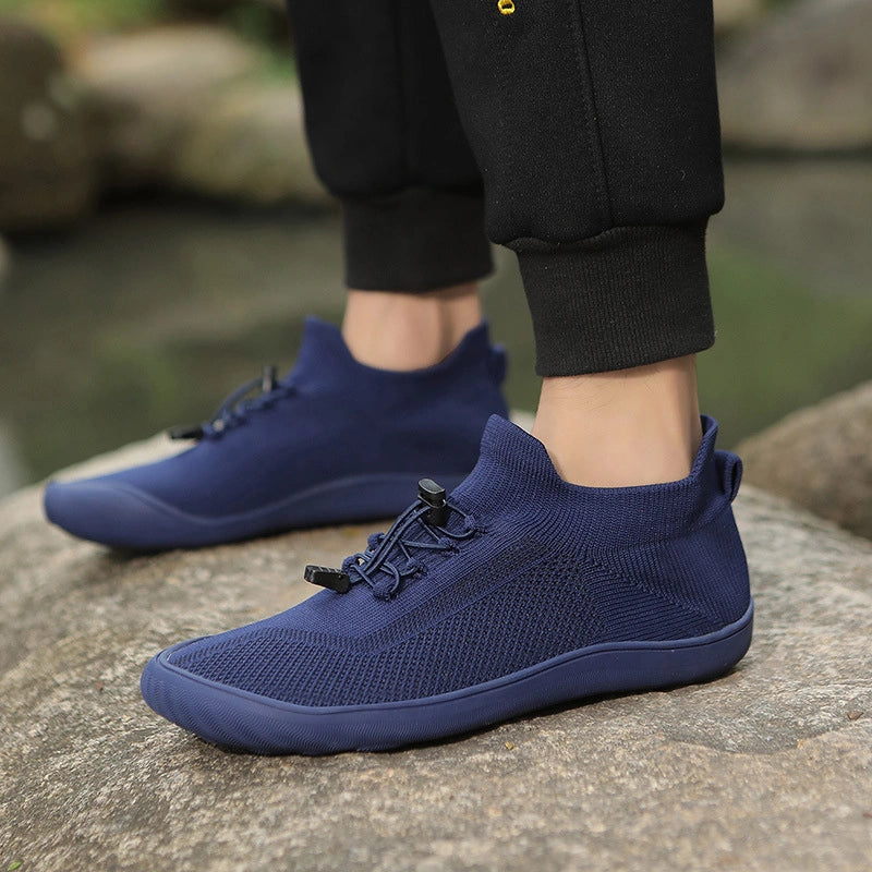 Baskets Pieds Nus Confortables et Antiderapantes - Unisexe bleu1