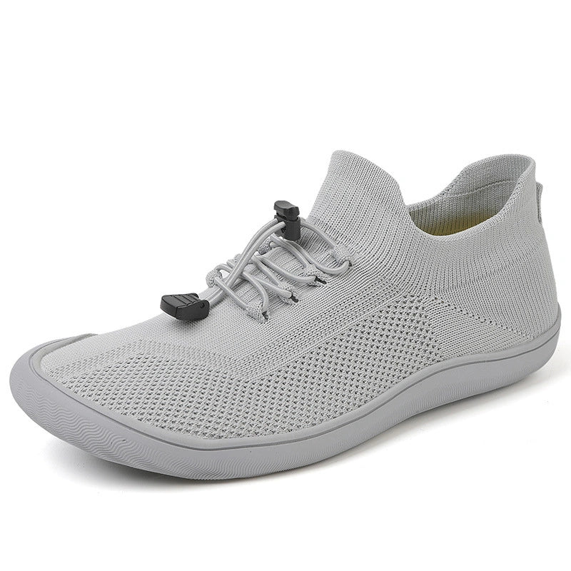 Baskets Pieds Nus Confortables et Antiderapantes - Unisexe gris clare