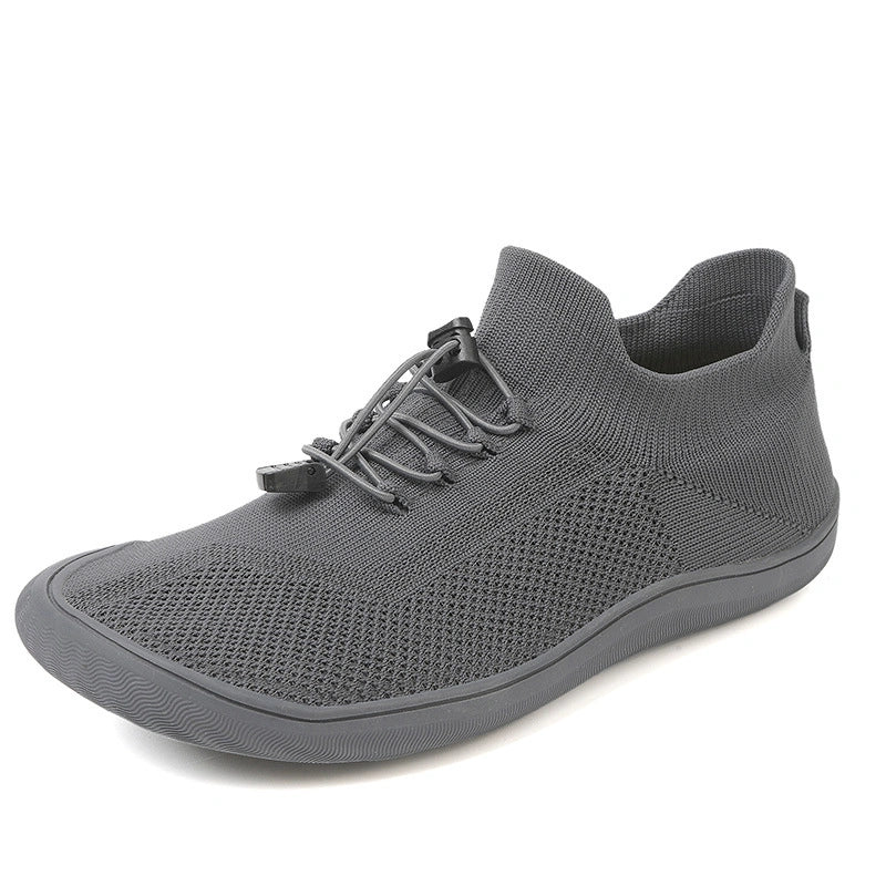 Baskets Pieds Nus Confortables et Antiderapantes - Unisexe gris fonce