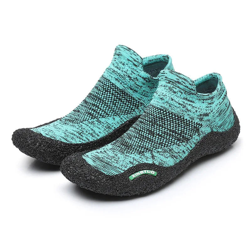 Baskets Pieds Nus Respirantes & Confortables - Unisexe vert