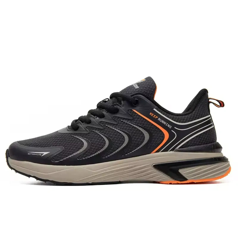 Baskets de Course Legeres et Respirantes avec Semelle Antiderapante - Pour Hommes gris