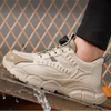 Baskets de Securite Confortables a Bout en Acier avec Fermeture Rotative - Unisexe beige2