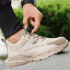 Baskets de Securite Confortables a Bout en Acier avec Fermeture Rotative - Unisexe beige3