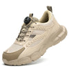 Baskets de Securite Confortables a Bout en Acier avec Fermeture Rotative - Unisexe beige