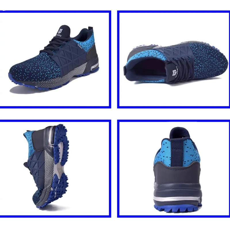 Baskets de Securite Confortables et Respirantes - Pour Hommes et Femmes bleu 4
