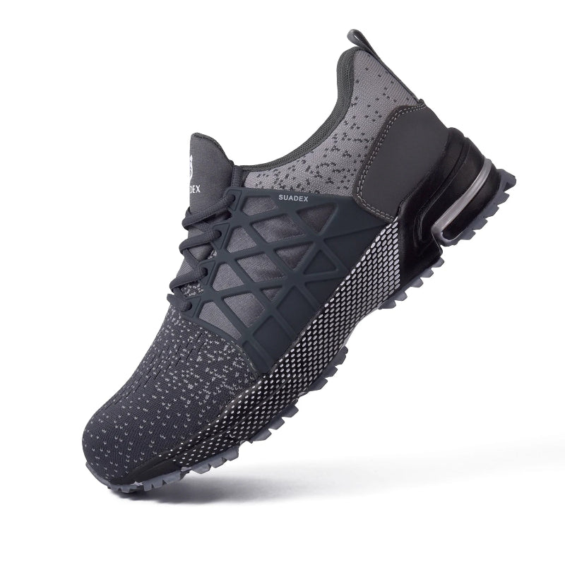 Baskets de Securite Confortables et Respirantes - Pour Hommes et Femmes gris