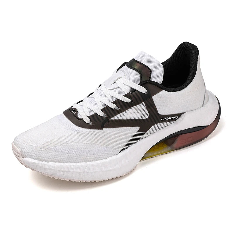 Baskets de Sport Amortissantes et Confortables - Unisexe blanc et noir