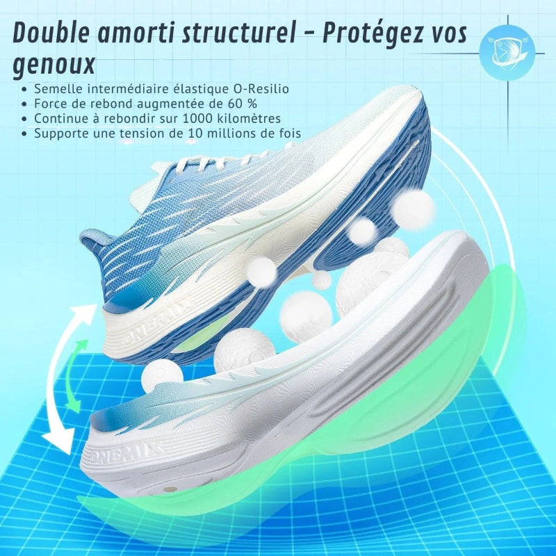 Baskets de Sport Confortables avec Semelle Antiderapante - Pour Hommes bleu1