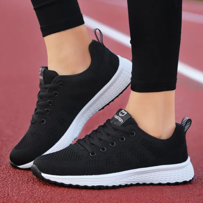 Baskets de Sport Respirantes et Antiderapantes - Pour Femmes noir1