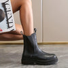 Bottes Chelsea Noires a Plateforme - elegance et Confort pour Femme 1