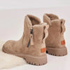 Bottes dHiver Confortables avec Doublure Chaude marron3