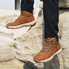 Bottes de Randonnée Hivernales Imperméables pour hommes et femmes marron2