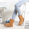 Bottines dHiver Confortables et Chaudes en Fourrure et Daim - Unisexe marron