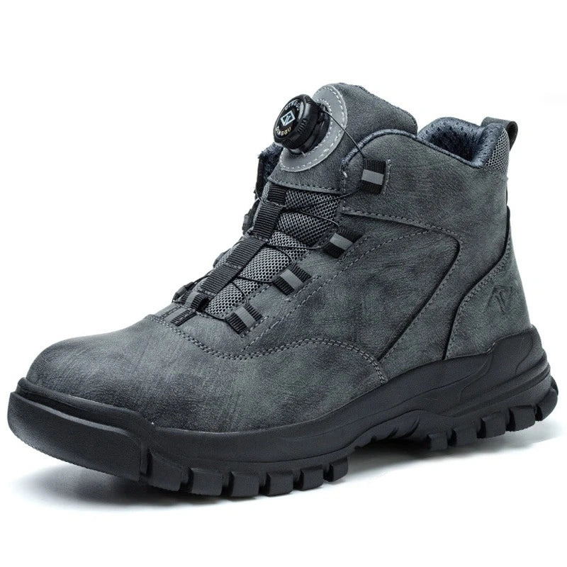 Bottines de Securite Confortables avec Embout en Acier - Unisexe gris