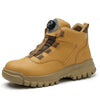 Bottines de Securite Confortables avec Embout en Acier - Unisexe jaune