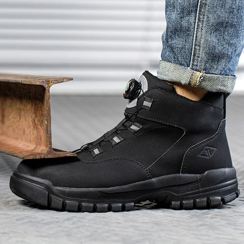 Bottines de Securite Confortables avec Embout en Acier - Unisexe noir2