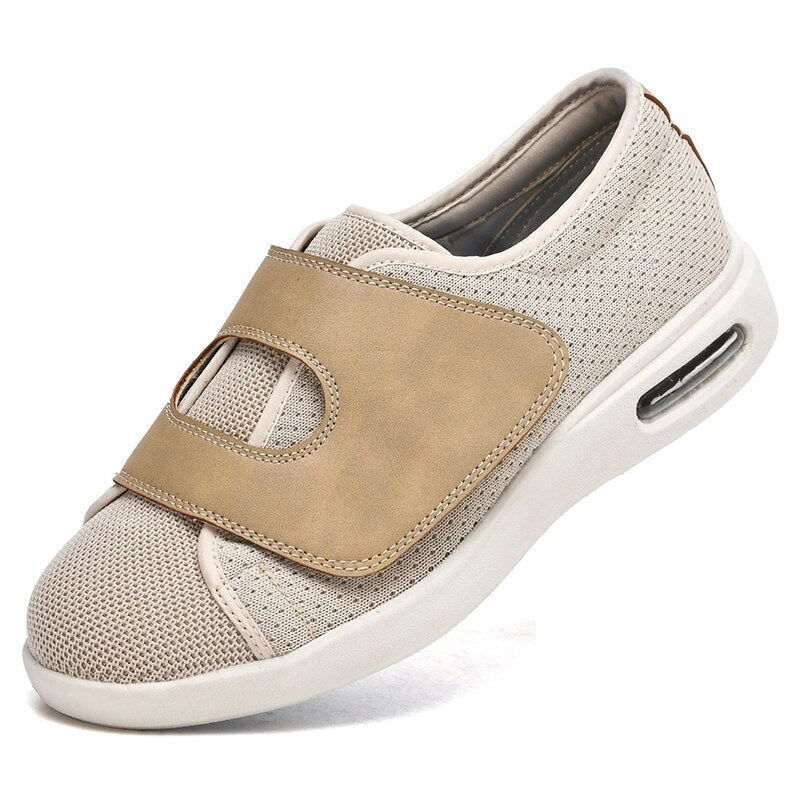 Chaussures Orthopediques Legeres Diabetiques pour Personne Agee - Unisexe beige