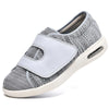 Chaussures Orthopediques Legeres Diabetiques pour Personne Agee - Unisexe gris clair