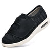 Chaussures Orthopediques Legeres Diabetiques pour Personne Agee - Unisexe noir gris