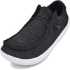 Chaussures Pieds Nus pour Hommes Minimalistes Bout Large & Zéro Drop-noir&blanc1