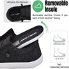 Chaussures Pieds Nus pour Hommes Minimalistes Bout Large & Zéro Drop-noir&blanc2