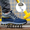 Chaussures de Sécurité Premium - Protection Totale et Confort pour le Travail-bleu2