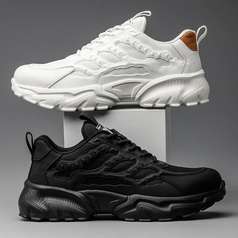 Chaussures de Securite en Acier Confortables blanc et noir