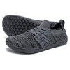 Chaussures minimalistes larges et en Mesh Respirant pour homme gris