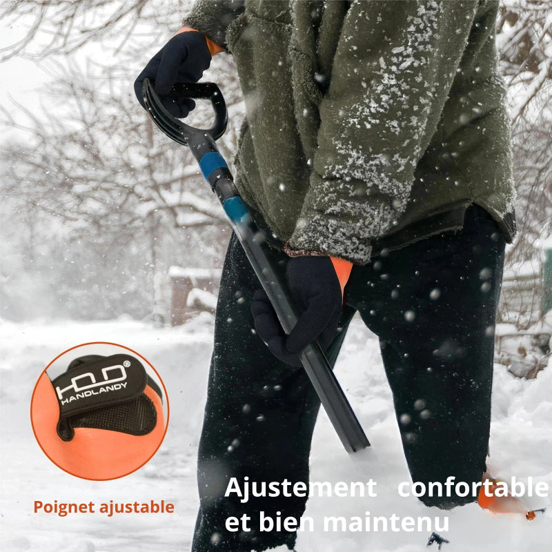 Gants de Travail Chauds et Resistants - Unisexe orange2