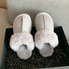 Stylish fur slippers for women 