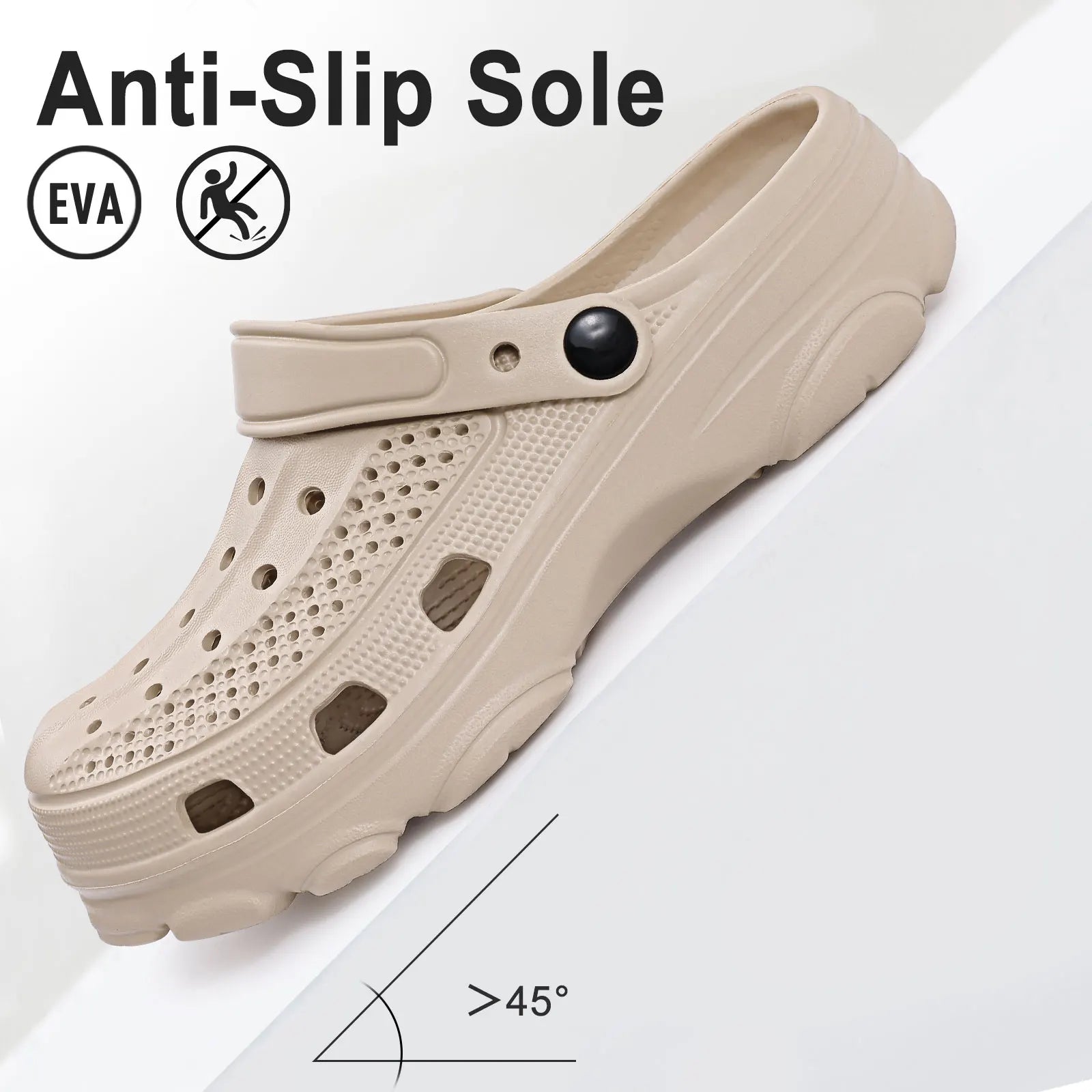 Breathable hole clogs for all activities 