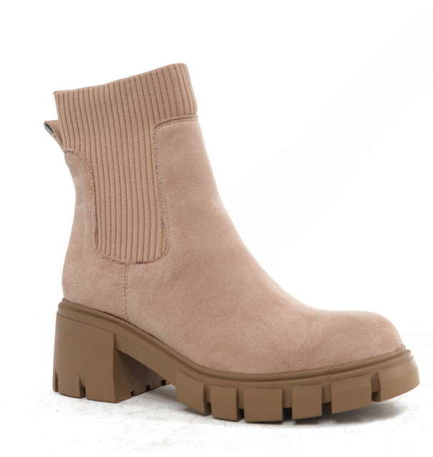 Bottines à Talons en Nubuck pour Femme : Élégance et Confort pour l'Automne-Hiver